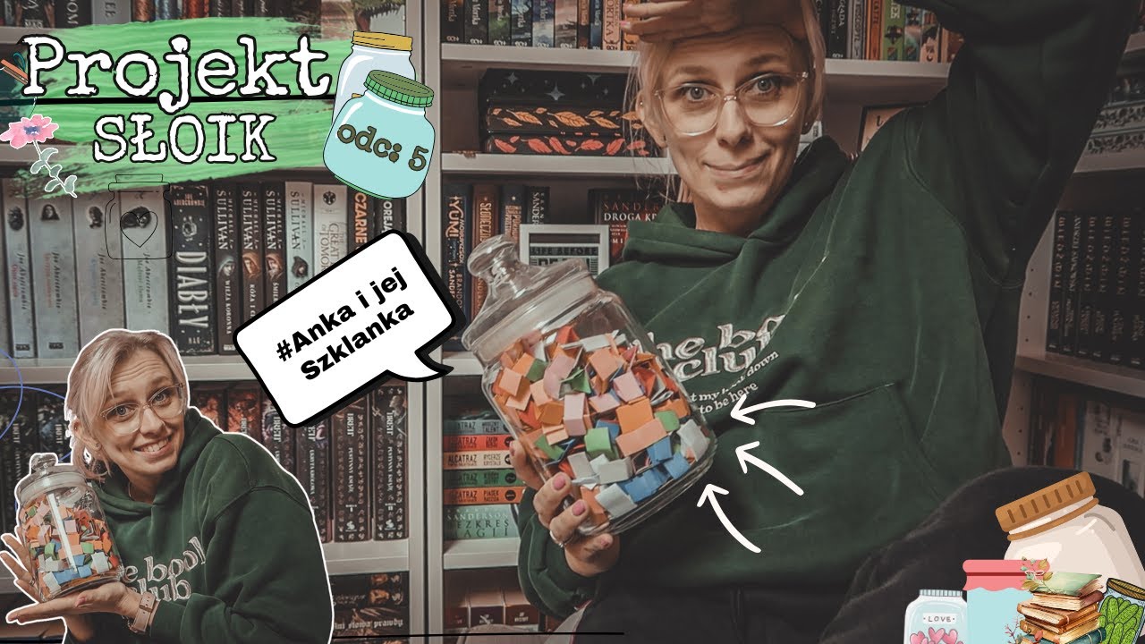 Anka i jej Szklanka odcinek: 5 #PROJEKT SŁOIK 🍂🧡📖 nieplanowane losowanie męża (losuję aż 5 książek)🫙