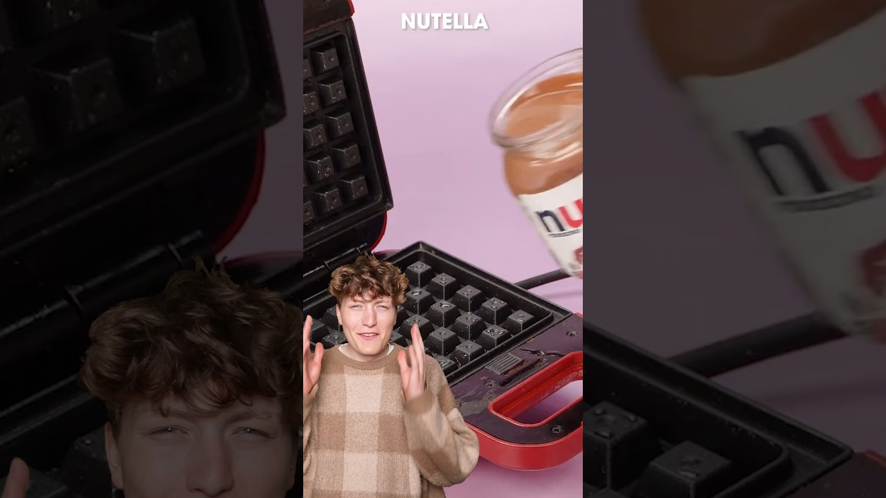 Waffeln aus NUTELLA🤯🍫