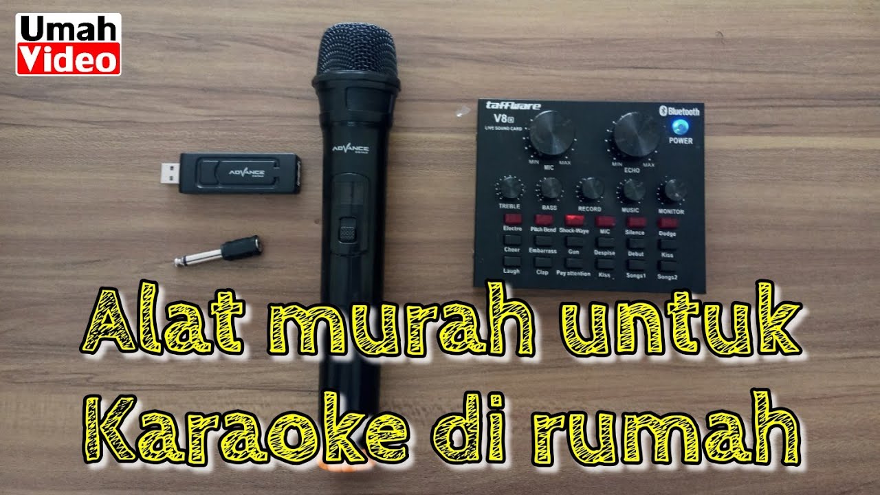 Alat Karaoke Murah untuk di Rumah, hasilne Lumayan Melah