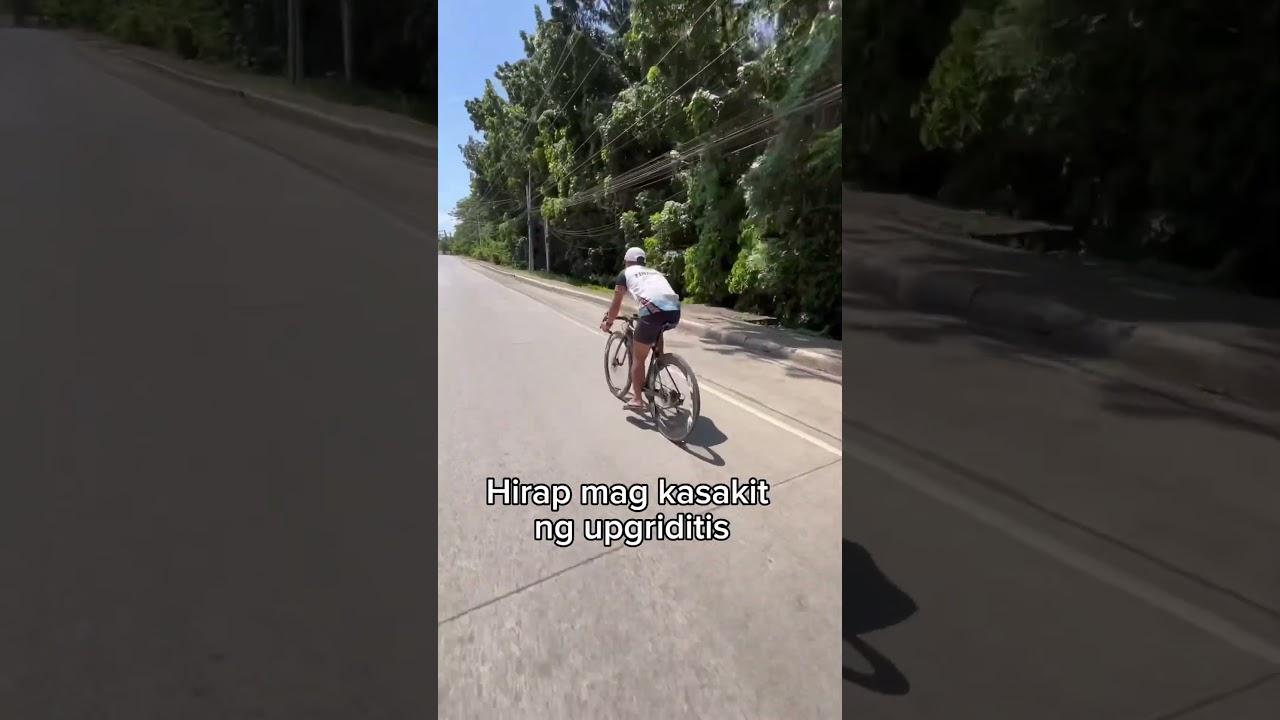 Hirap talaga magkasakit ng upgriditis #cycling #bike