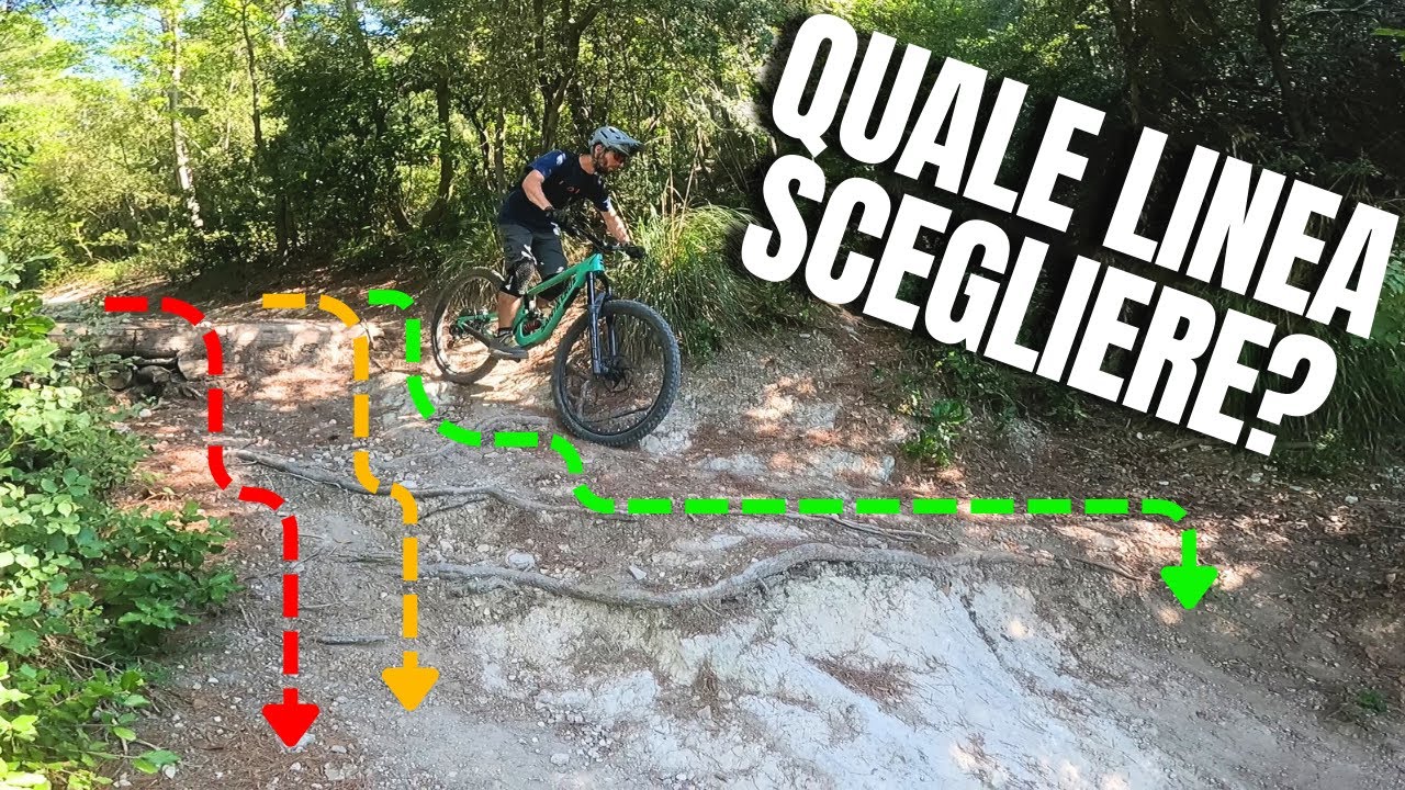 LA SCELTA DELLA TRAIETTORIA IN MTB!