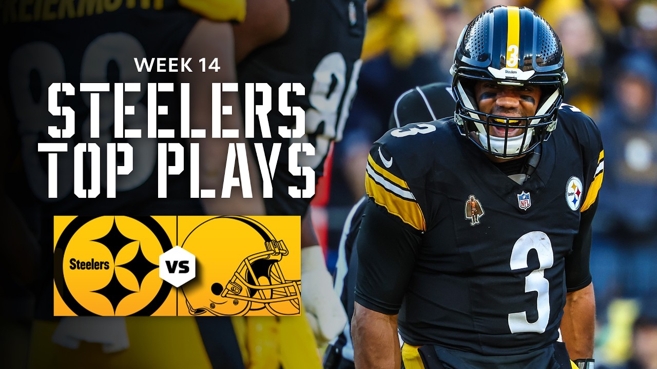 Steelers Top Plays in 27-14 Win Over Browns | Pittsburgh Steelers