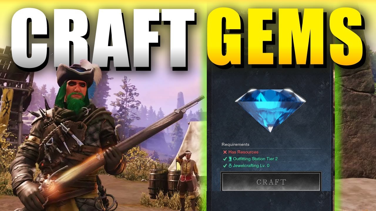 New World Aeternum How to Use / Craft Gems