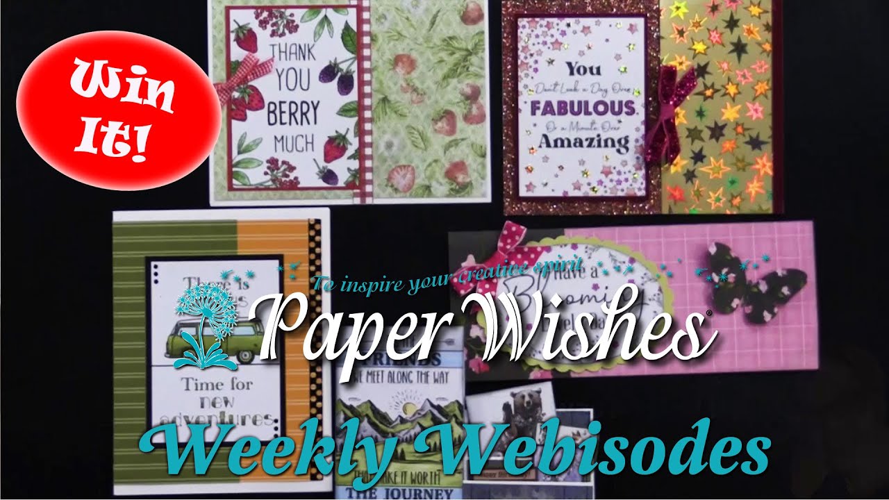 5 Cute Quick & Easy Cards Using Pocket Pads by Hunkydory Crafts (giveaway ended)