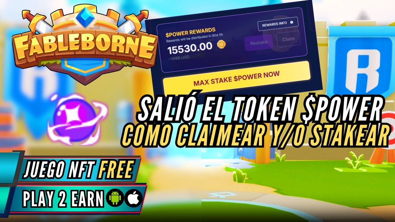 RECLAMA tus tokens $POWER (Fableborne)