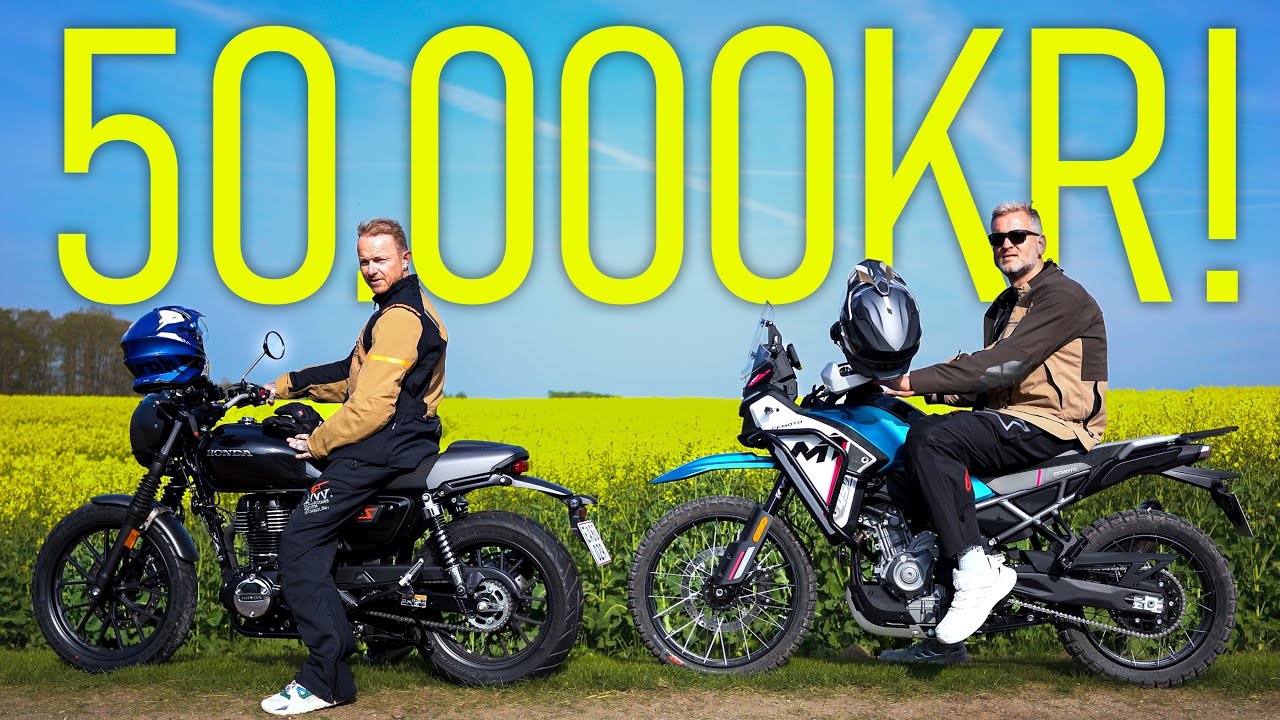 Kan en MC blive FOR billig!? Hvad får man for 50K?