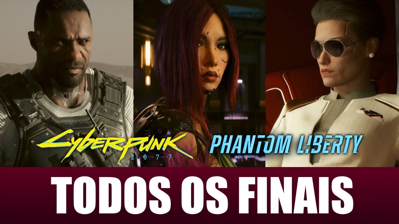 Cyberpunk 2077: Phantom Liberty - TODOS OS FINAIS (5 FINAIS)