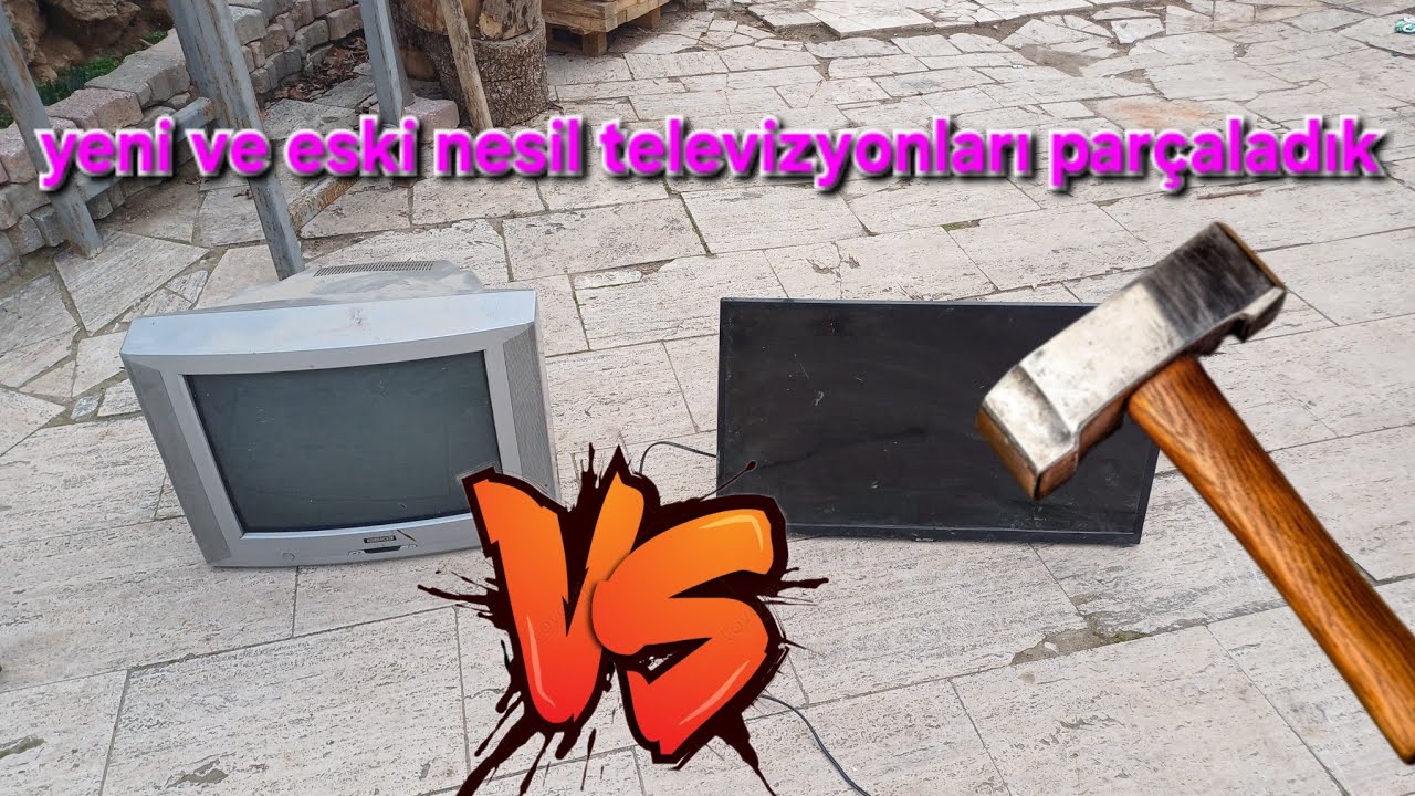 eski ve yeni nesil televizyon parçaladık. #scrap #ekgelir #hurdatoplama #hurdacı #parakazanma