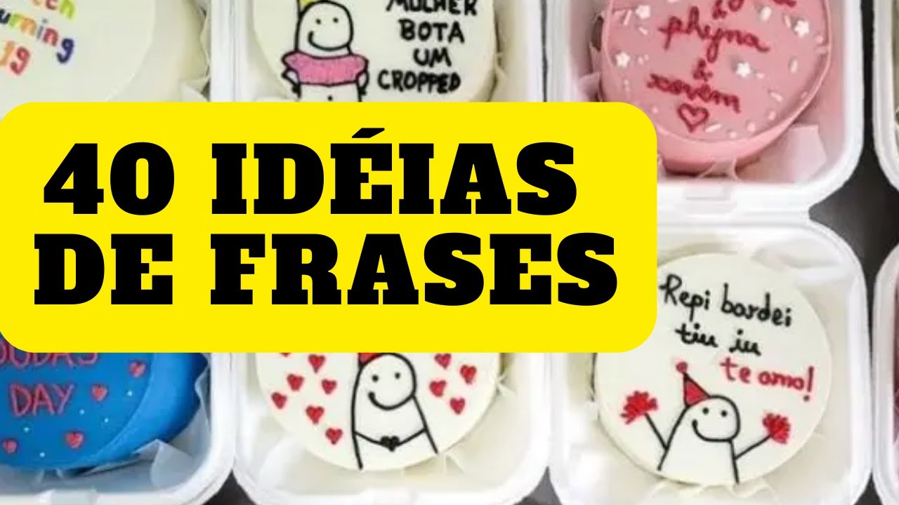 BENTÔ CAKE - 40 ideias de FRASES para inspiração