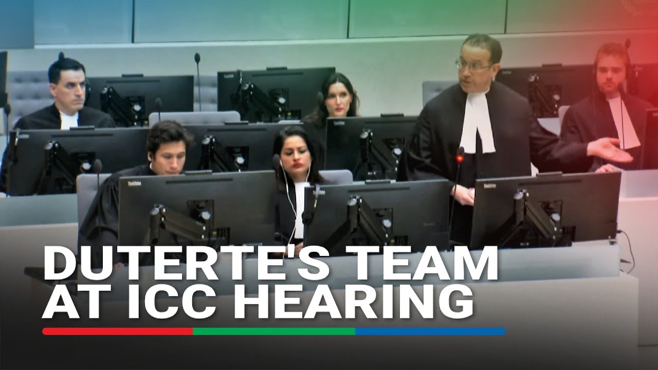 Team Duterte at ICC: Kaufman introduces defense members, mentions Filipino lawyers | ABS-CBN News