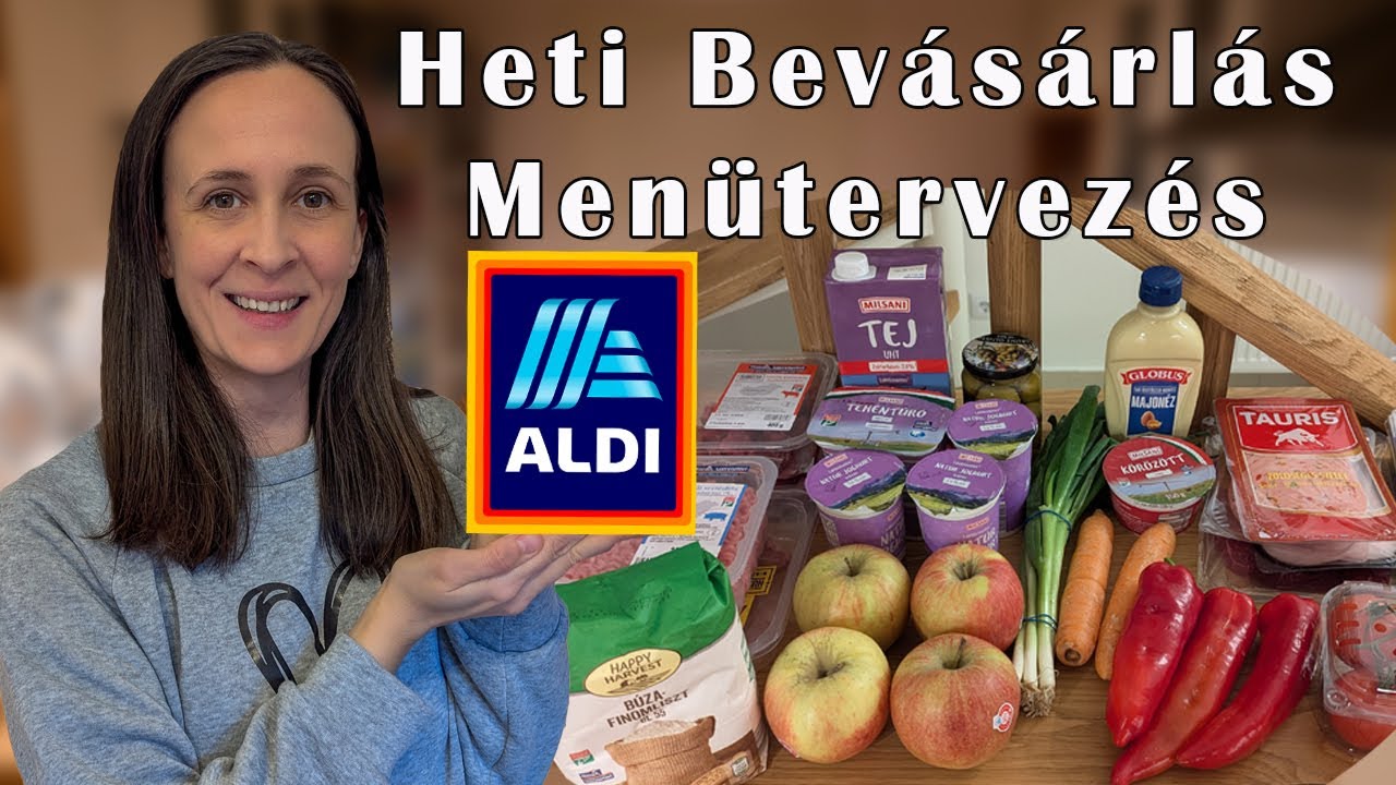 Heti ALDI bevásárlás + Menütervezés + Élménybeszámoló - Február második hete