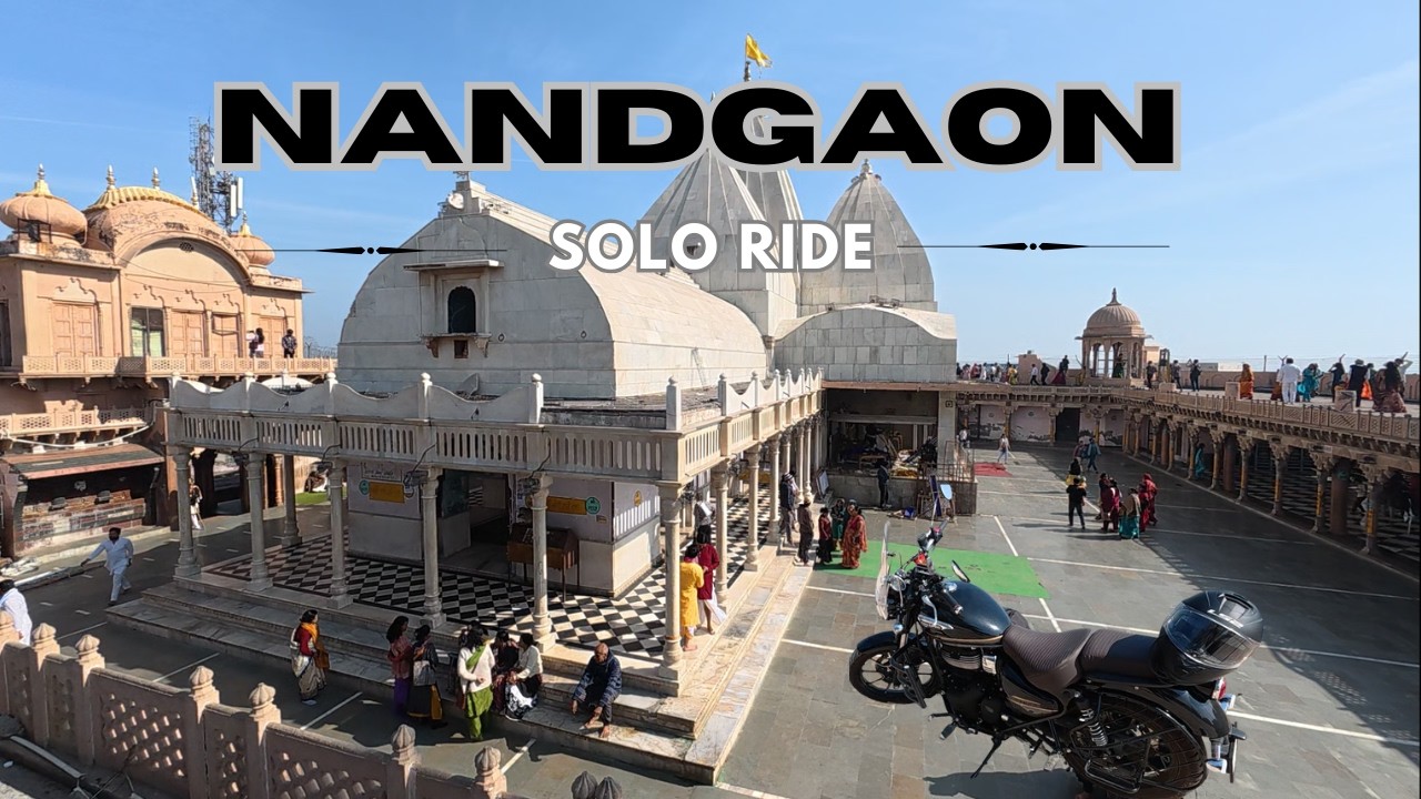 Solo Ride to Explore Nandgaon  | The Sacred Home of Little Krishna