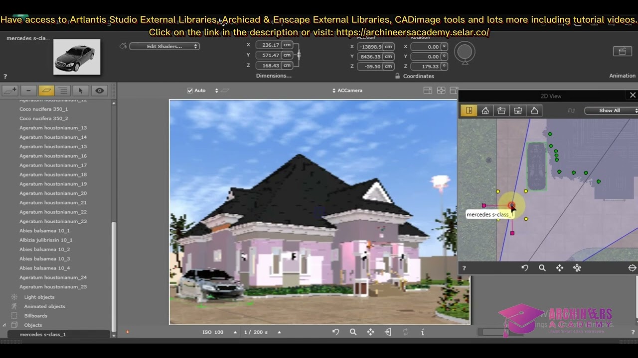 RENDERING WITH ARTLANTIS STUDIO EXTERNAL LIBRARIES | ALL ARTLATIS STUDIO VERSIONS |  EASY RENDERING