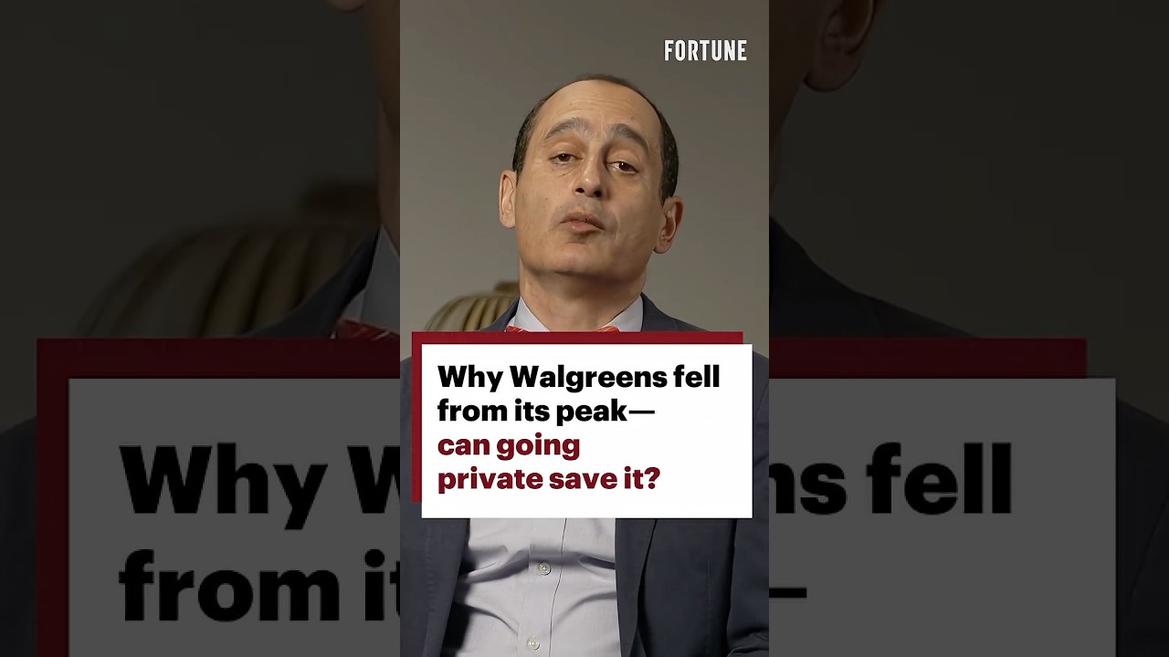 Why Walgreens fell from its peak&mdash;can going private save it? #Fortune #Walgreens