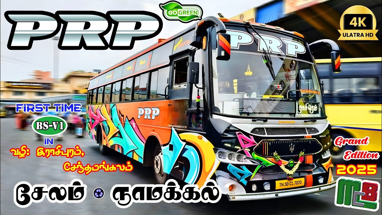💖🚍PRP BUS SERVICE 🚍💖|சேலம் 🔁 நாமக்கல்|AL BS-6 CNG 💚|❤️ Grand Edition 2025 ❤️|TRAVEL WITH GRB|EP: