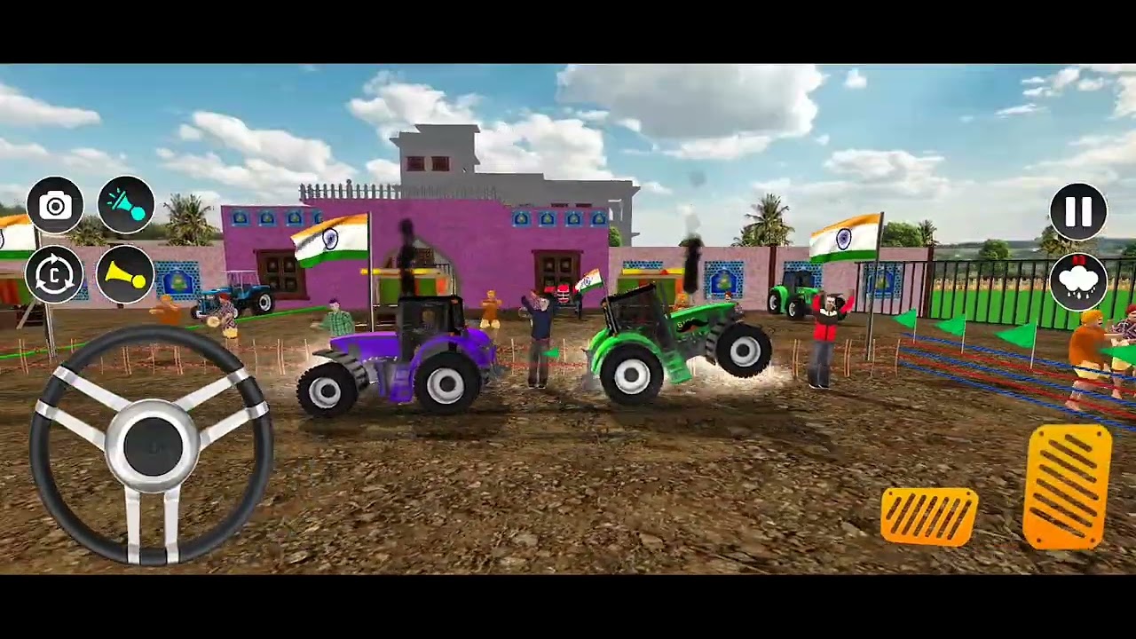 Real Farming Simulator Game🌱 | Relaxing Village Farming Gameplay #gaming #viral 