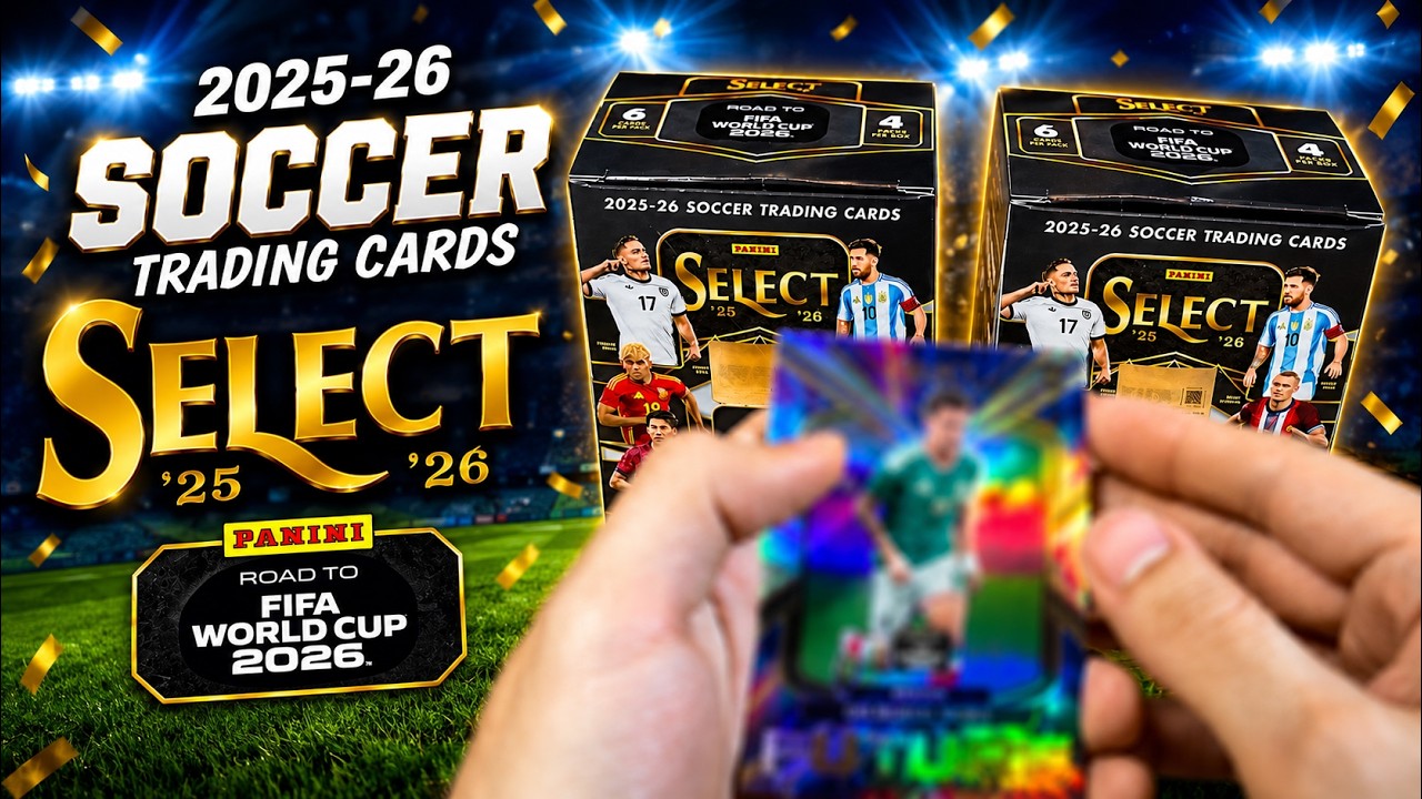 i finally pulled my STARBOY... 2026 Panini Select Road to FIFA World Cup Blaster Box