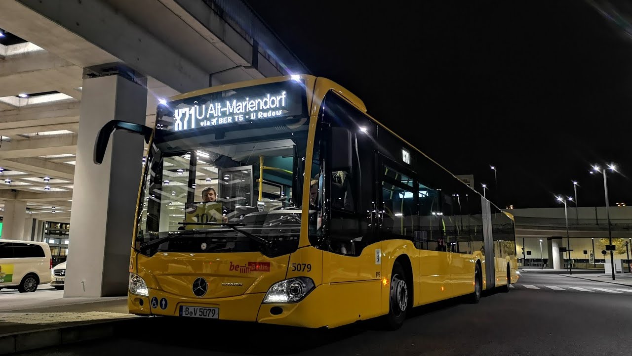 Mitfahrt X71 BVG Bus 5079