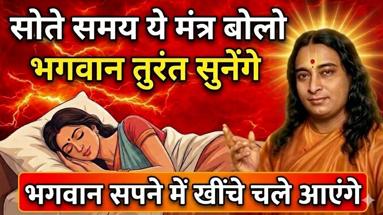 रात को सोने से पहले यह मंत्र बोलो, भगवान आपकी ओर खींचे चले आएंगे | Paramhans yoganandji 