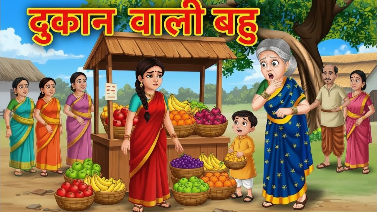 दुकान वाली बहू | Moral stories | Hindi story | Cartoon story | Hindi kahaniya | kahaniya 