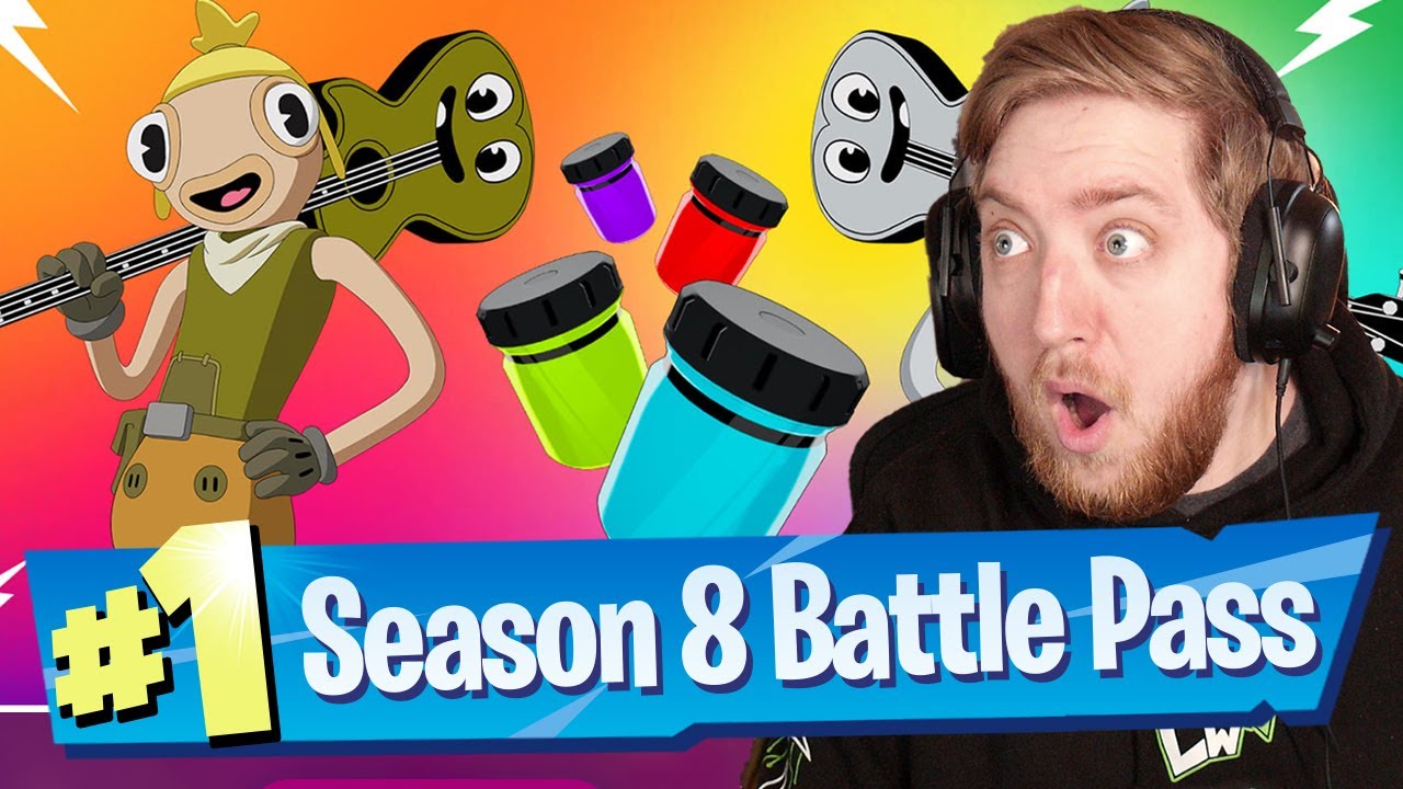 Fortnite Chapter 2 Season 8 Battle Pass Full Reaction
