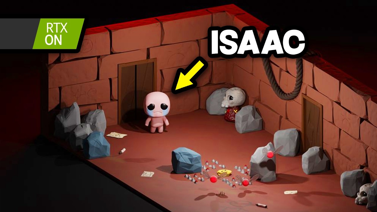 Я сделал The Binding of Isaac, но это 3D
