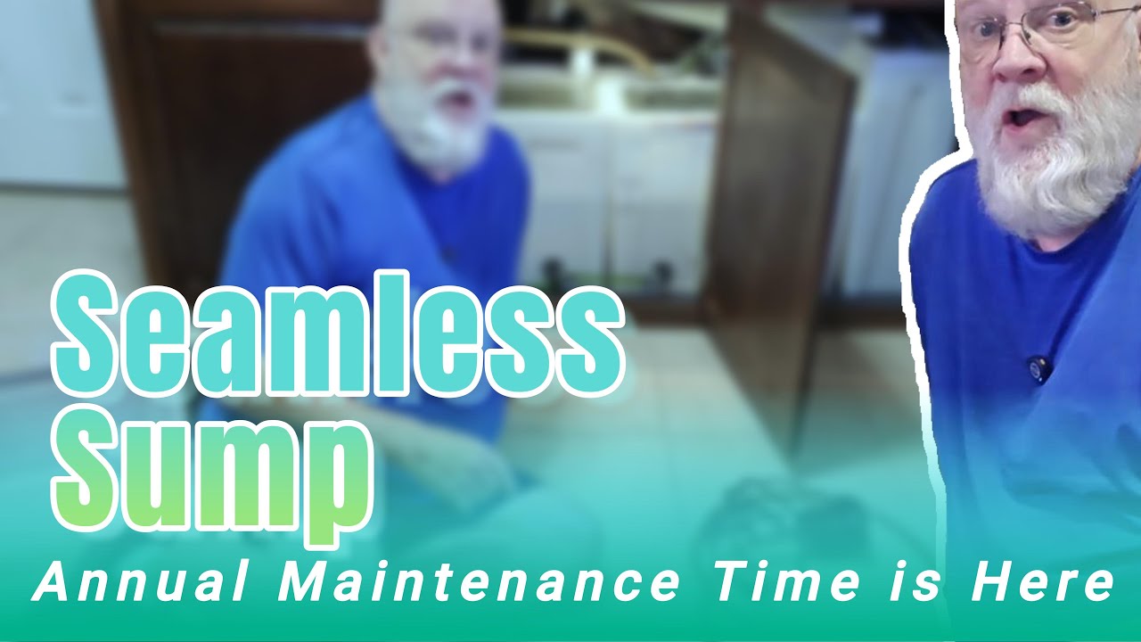 My Seamless Sump by Custom Aquariums Annual Maintenance Process #aquariumsump
