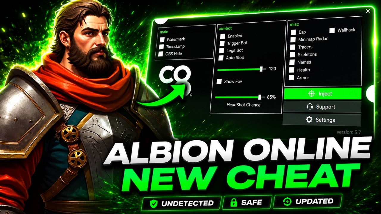 [NEW 2026] Albion Online Hack v3 - Speedhack + ESP Radar + Auto Fishing - Undetected Hack PC