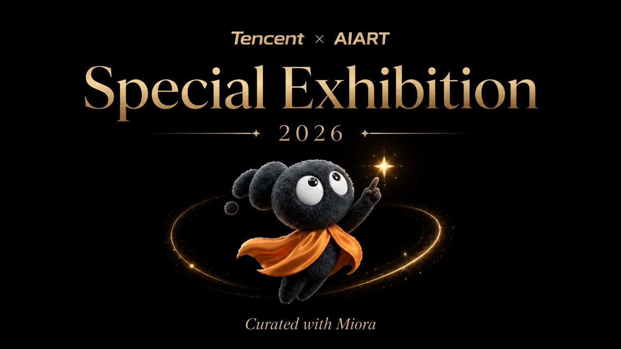 Top 5 Artworks from the Tencent &times; AIART Special Exhibition 2026