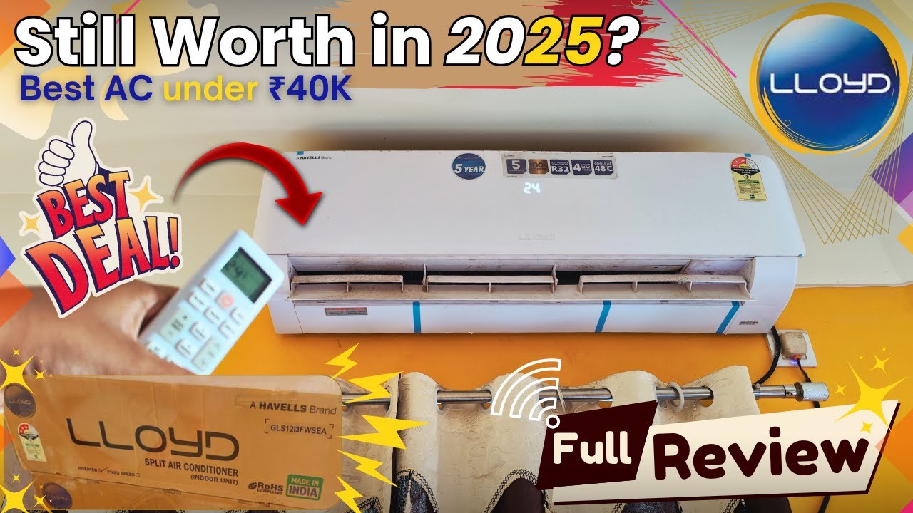 Best Lloyd 1.0 Ton 3 Star Inverter Split AC (in 2025!) | Great All-Rounder for Indian Homes! 🔥