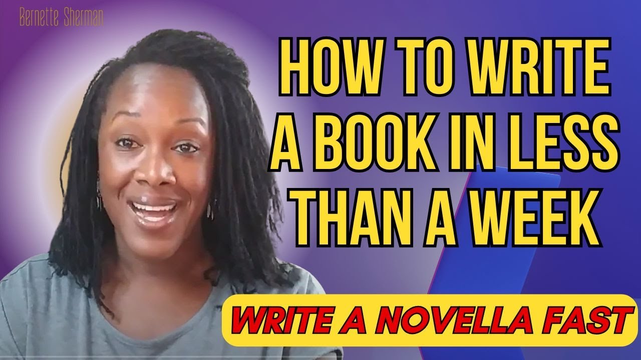 How to Write a Book in Less than a Week (Write a Novella Fast)