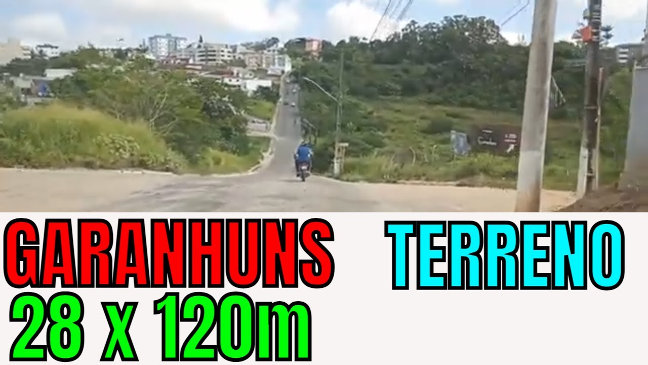 R$ 15 MIL GARANHUNS TERRENO PARA CHÁCARA 28x120m EM LUGAR LINDO #chácara