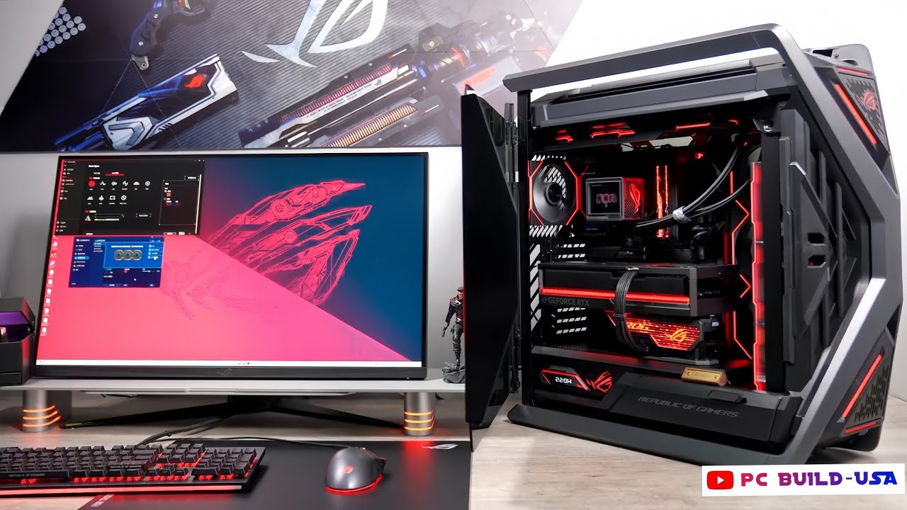 DREAM ASUS ROG ASTRAL RTX 5090 GAMING PC SETUP! | Ryzen 9 9950X3D | Hyperion GR701