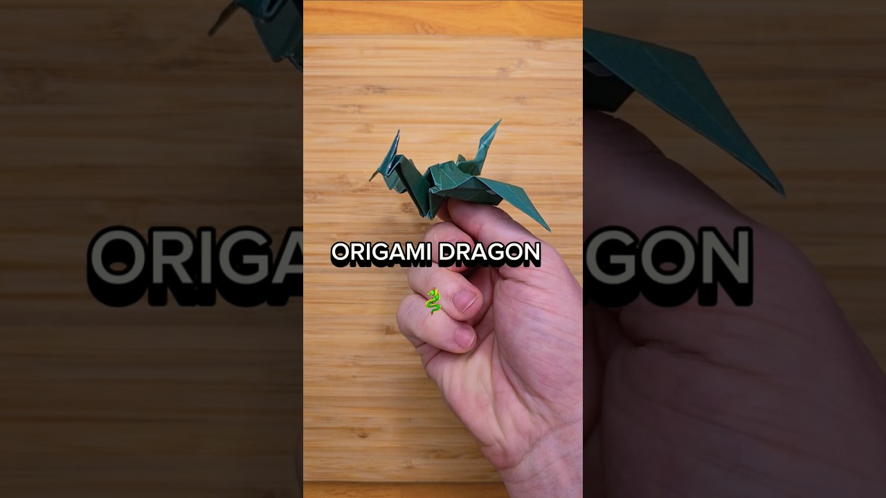 EASIEST Origami Dragon | Paper dragon | Paper Craft How to Train your Dragon #httyd