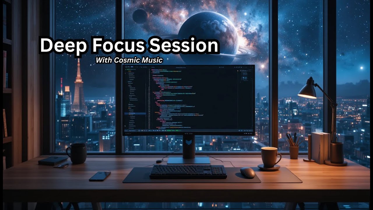 Warm Piano Jazz & Fireplace | Best Focus Music For Study and Deep Work