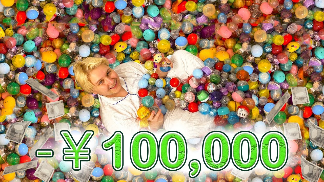 I spent $ 1000 USD on Gashapon capsule toys in Akihabara!