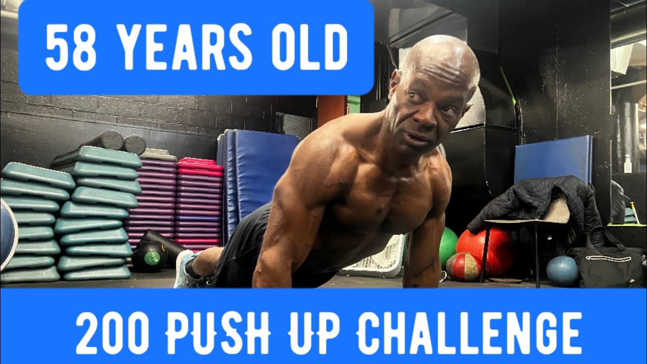 58 YEAR OLD ROCKY | 200 PUSH UPS CHALLENGE