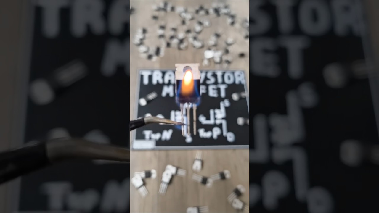 Co to jest Tranzystor MOSFET!?🔥 #elektronika #mosfet