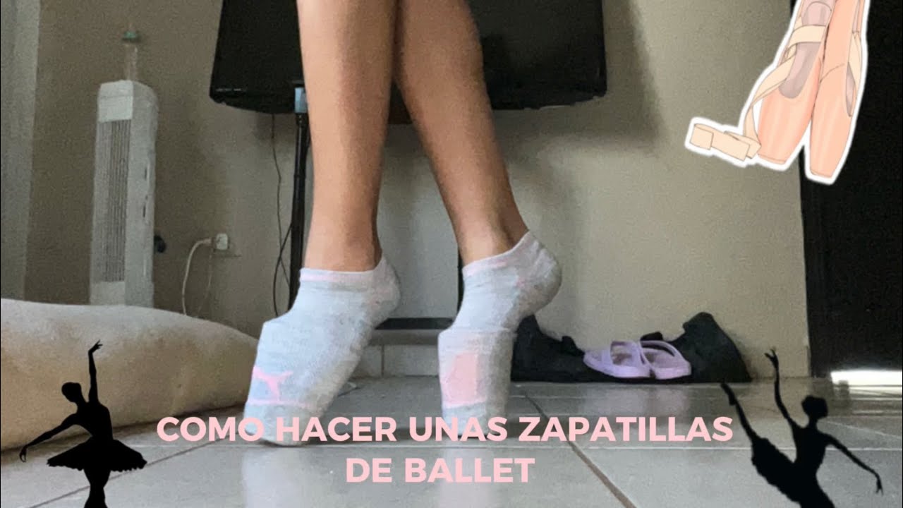Como hacer unas zapatillas de punta(Ven y aprende Ballet)🤍🩰