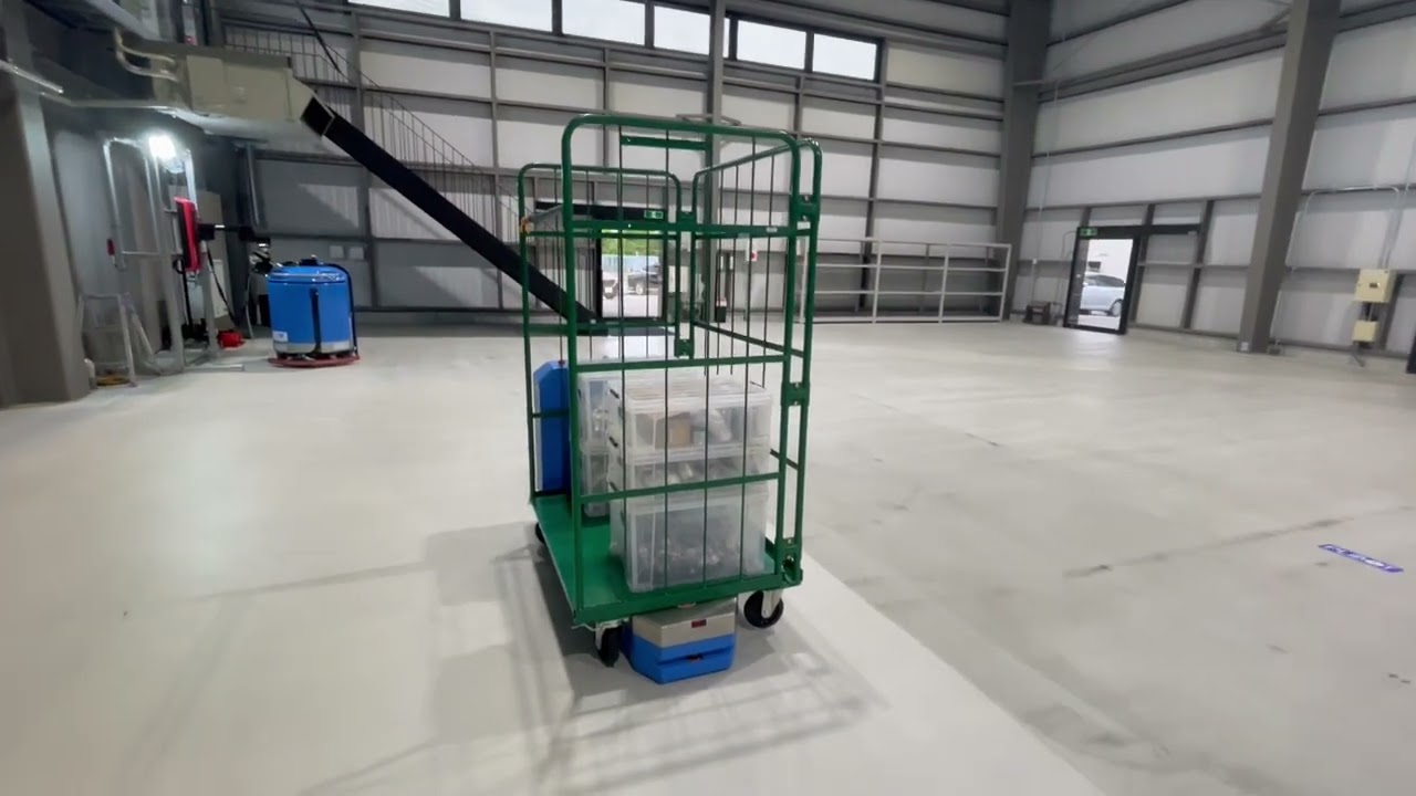 PLiBOT西日本プライベートショー　Karetr Mono かご台車搬送デモンストレーション2