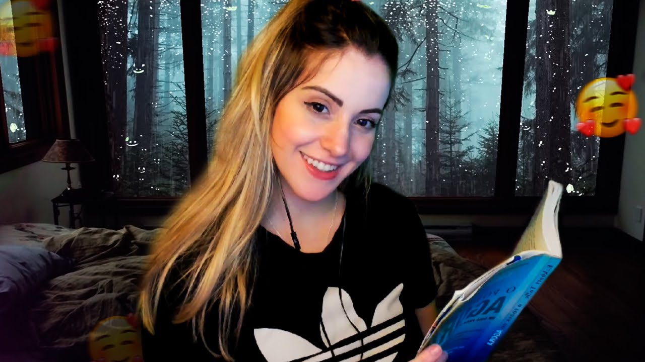 ASMR - NAMORADA CARINHOSA EM LUA DE MEL NA CABANA (COM CHUVA) 🙈