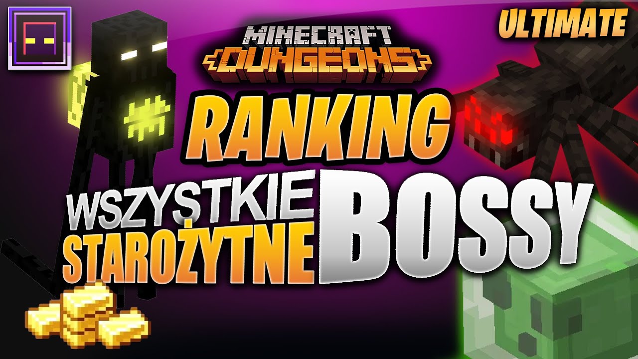 RANKING WSZYSTKICH STAROŻYTNYCH BOSS&Oacute;W z ANCIENT HUNTS | Minecraft Dungeons