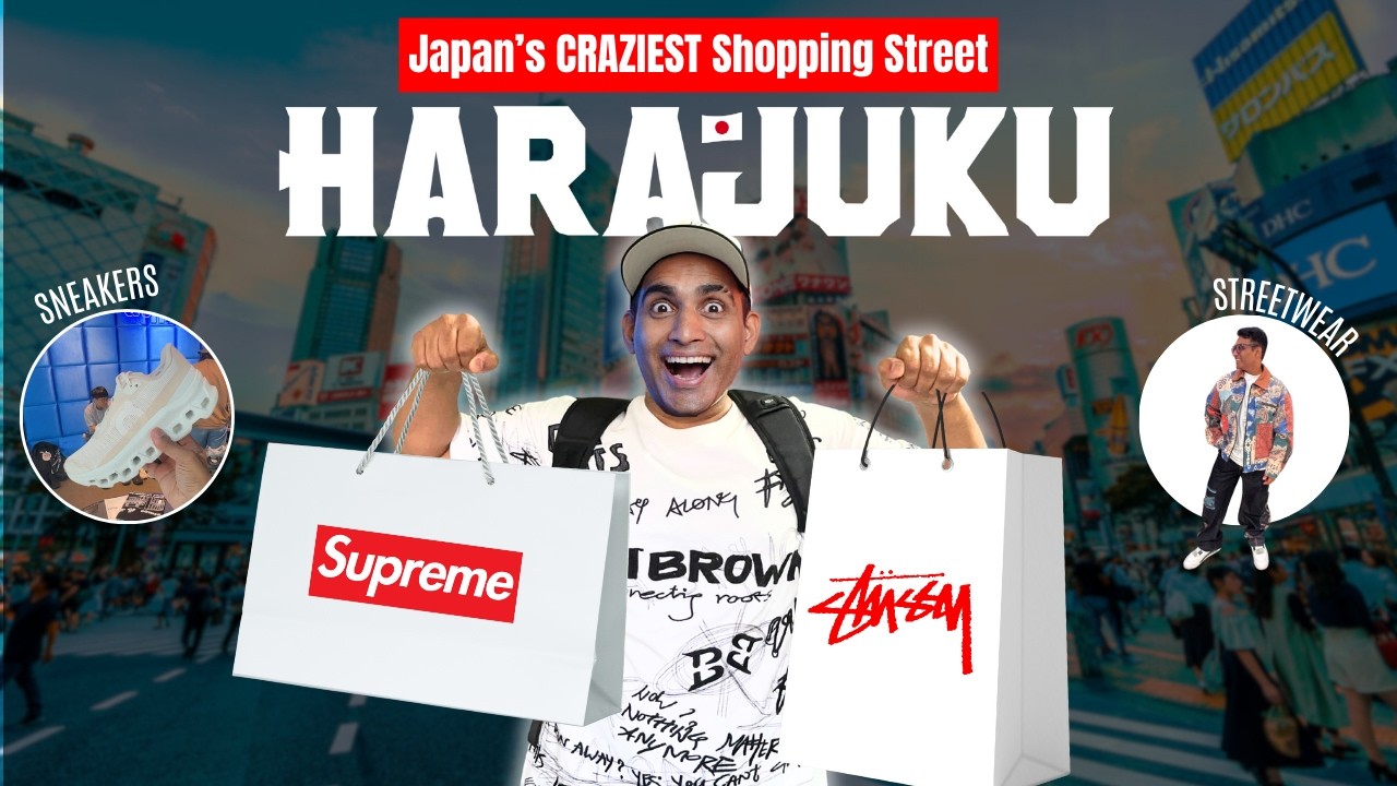 Shopping in HARAJUKU 🇯🇵 Japan&rsquo;s Best Sneaker and Streetwear street #harajuku #tokyo #shoppingjapan