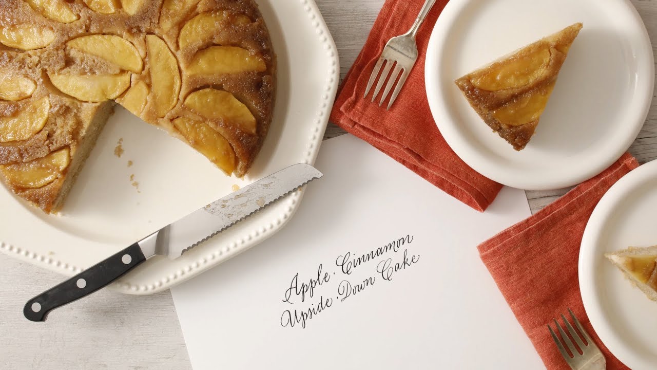 Cinnamon-Apple Upside-Down Cake- Martha Stewart