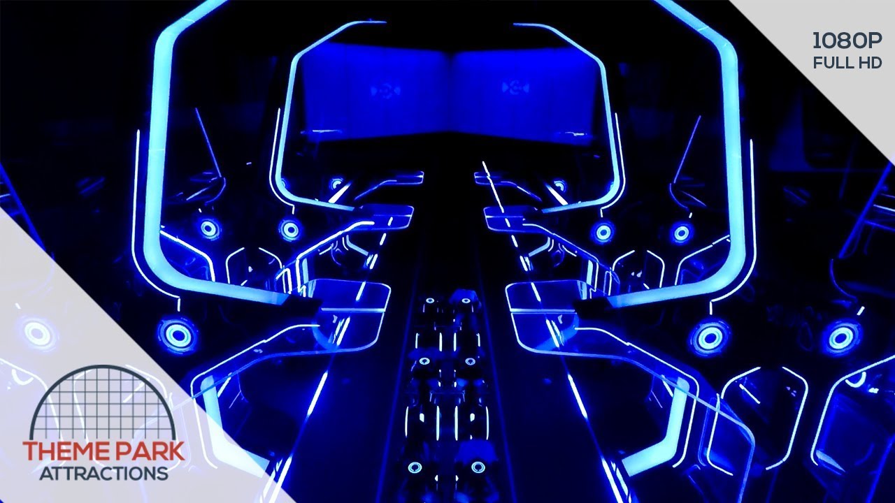 Tron Lightcycle Power Run Onride and Queue Walkthrough (Shanghai Disney Resort) pov