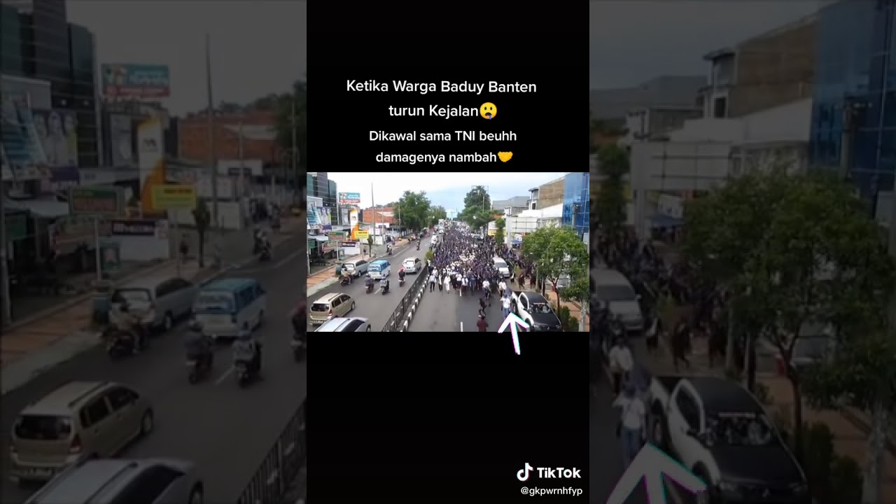 baduy Banten turun pas demo