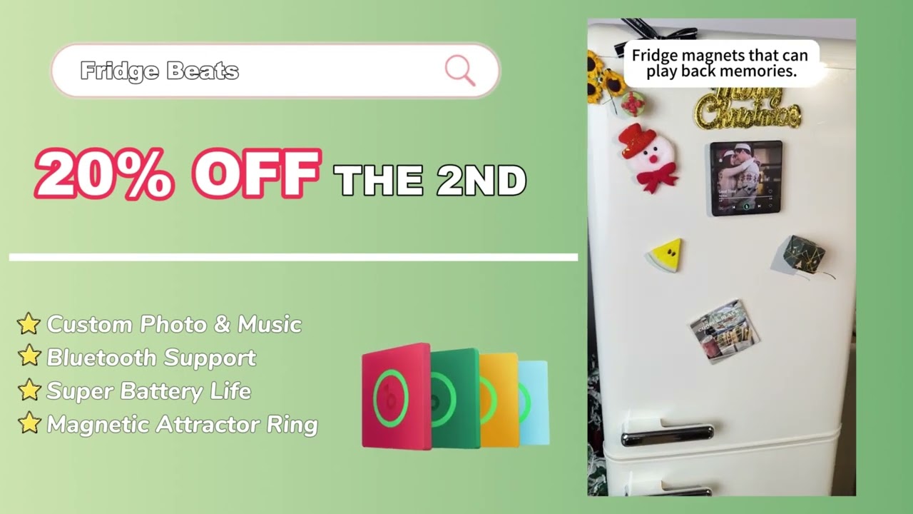 Custom Music Fridge Magnet #fridgebeats #fridgemagnets #chrismasgift #blackfriday #birthday