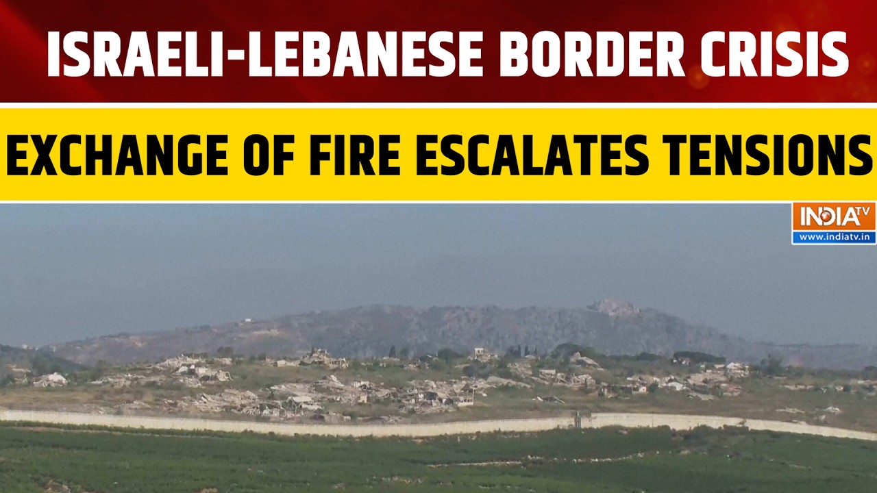 Israel-Iran Conflict Escalates As Heavy Exchange Of Fire Hits Israeli-Lebanese Border | World News