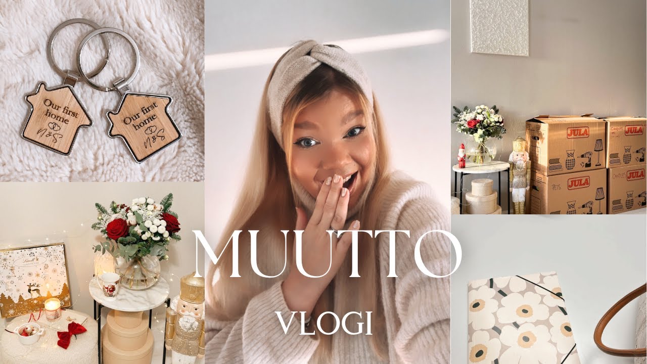 MUUTTO VLOGI osa 1| Me muutetaan omakotitaloon! 🤍✨☁️🏡