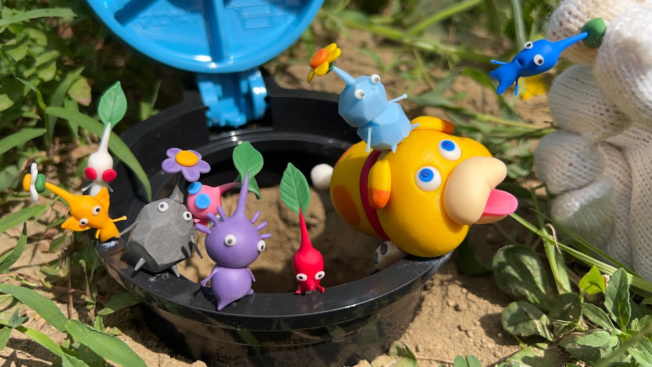 【DIY】庭のピクミンつかまえてみた【ピクミン4】〜I tried to catch the Pikmin in the garden〜